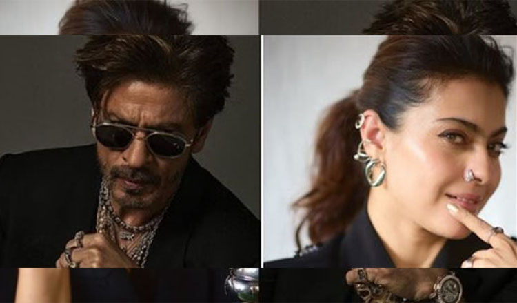 বলিউড বাদশাহ শাহরুখের মেট গালা লুক নকল করলেন কাজল